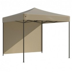 Pop Up Folding awning 2.92x2.92 m, with walls, Beige, H series, steel (tent, pavilion, awning)