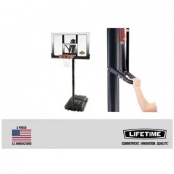 LIFETIME Basketball set 71286 (2.28 - 3.05m) (ar Power Lift!)