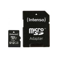 INTENSO MEMORY MICRO SDXC 512GB UHS-I/W/ADAPTER 3423493