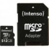 INTENSO MEMORY MICRO SDXC 512GB UHS-I/W/ADAPTER 3423493