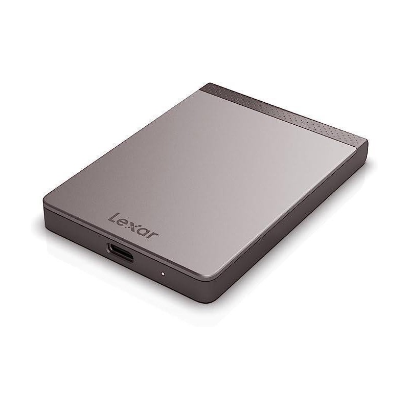 External SSD LEXAR SL200 512GB USB-C Write speed 400 MBytes/sec Read speed 550 MBytes/sec LSL200X512G-RNNNG