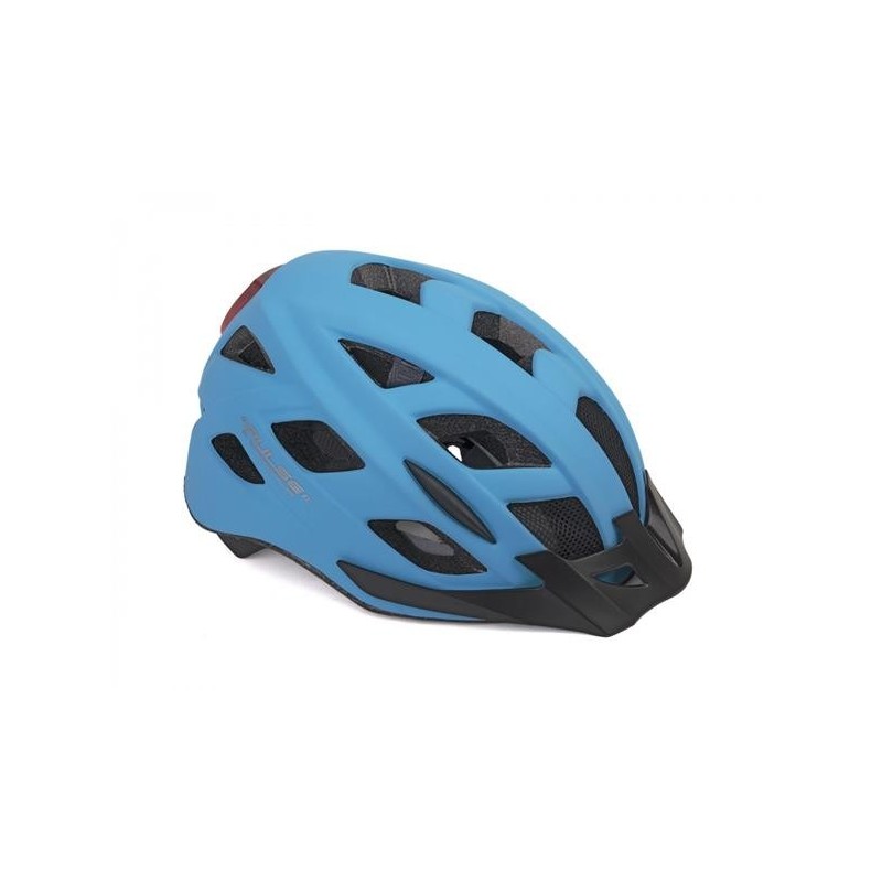 Author Helmet Pulse LED X8 52-58cm (183 blue-neon)