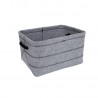 Корзина MAX FELT-3, 36x26x20см, светло-серый войлок