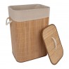 Laundry basket MAX BAMBOO 40x30xH57cm, with a lid