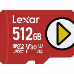 LEXAR MEMORY MICRO SDXC 512GB UHS-I/PLAY LMSPLAY512G-BNNNG