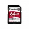 KINGSTON MEMORY SDXC 64GB C10/SDR2/64GB