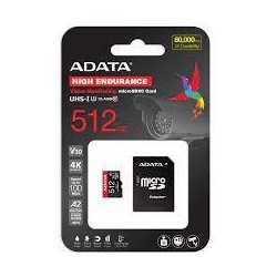 ADATA MEMORY MICRO SDXC 512GB W/AD./AUSDX512GUI3V30SHA2-RA1