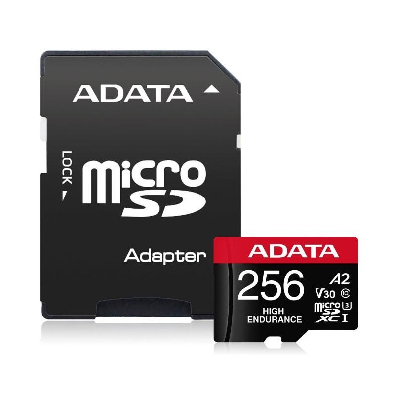 ADATA MEMORY MICRO SDXC 256GB W/AD./AUSDX256GUI3V30SHA2-RA1