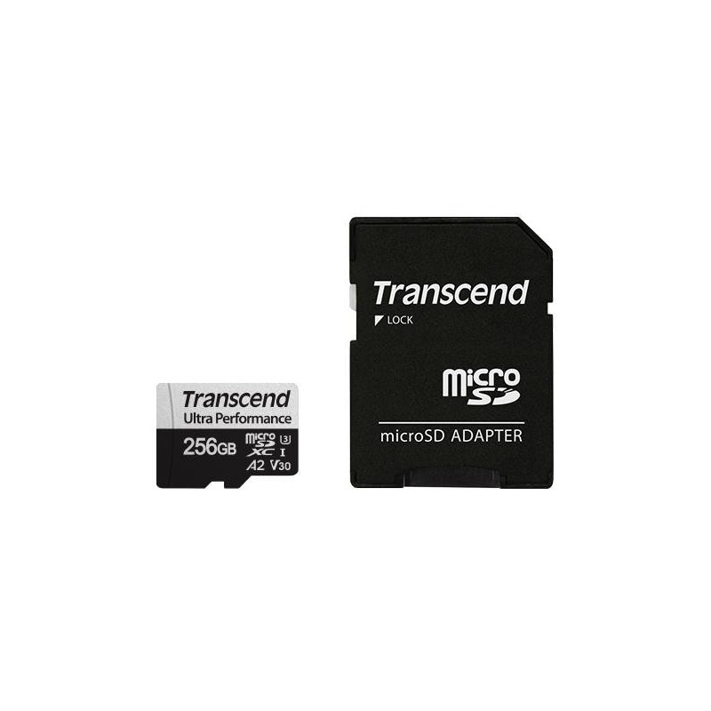 TRANSCEND MEMORY MICRO SDXC 256GB W/A/UHS-I TS256GUSD340S
