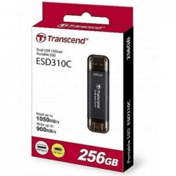 External SSD TRANSCEND ESD310C 256GB USB-C USB 3D NAND TS256GESD310C