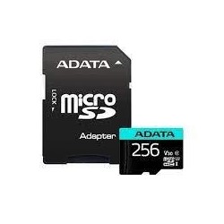 ADATA MEMORY MICRO SDXC 256GB W/AD./AUSDX256GUI3V30SA2-RA1
