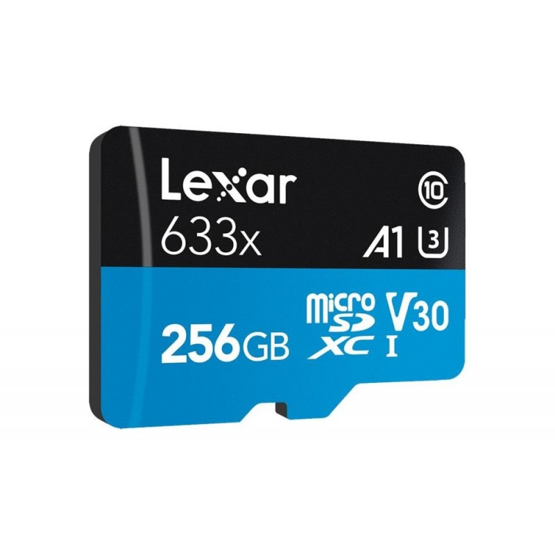 LEXAR MEMORY MICRO SDXC 256GB UHS-I/W/ADAPTER LSDMI256BB633A