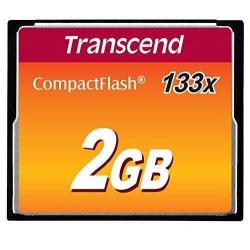 TRANSCEND MEMORY COMPACT FLASH 2GB/MLC TS2GCF133