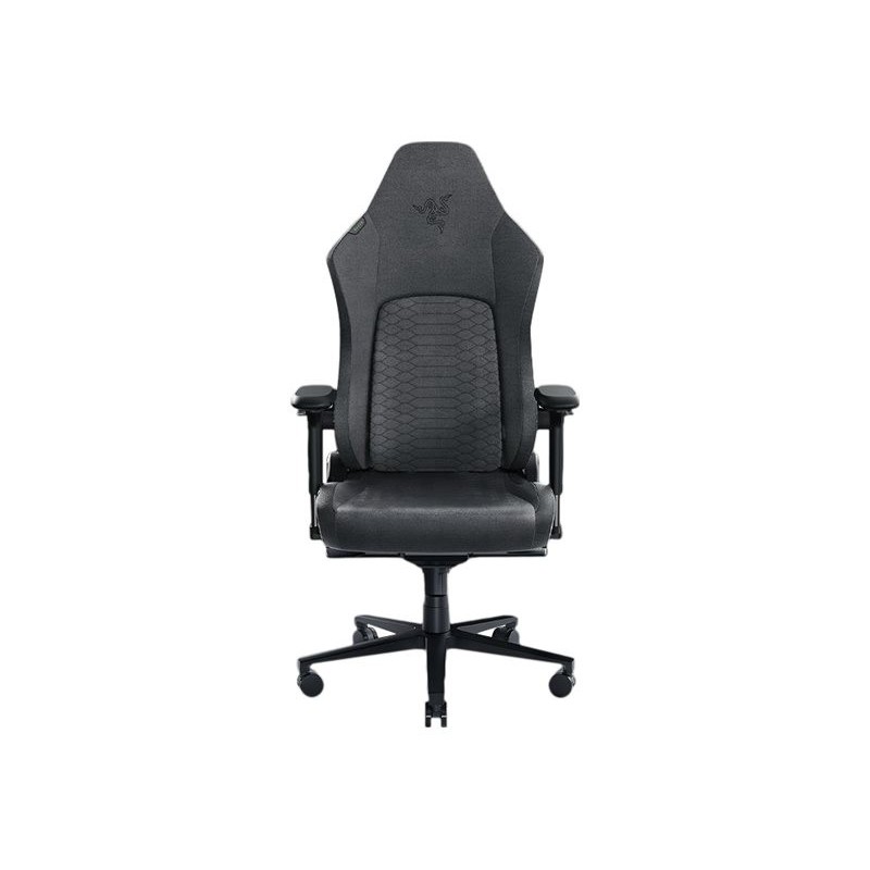 Razer Plush fabric Aluminium Gaming chairs Iskur Dark grey