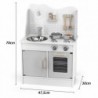 VIGA PolarB Wooden Kitchen with Eco Gray Accessories