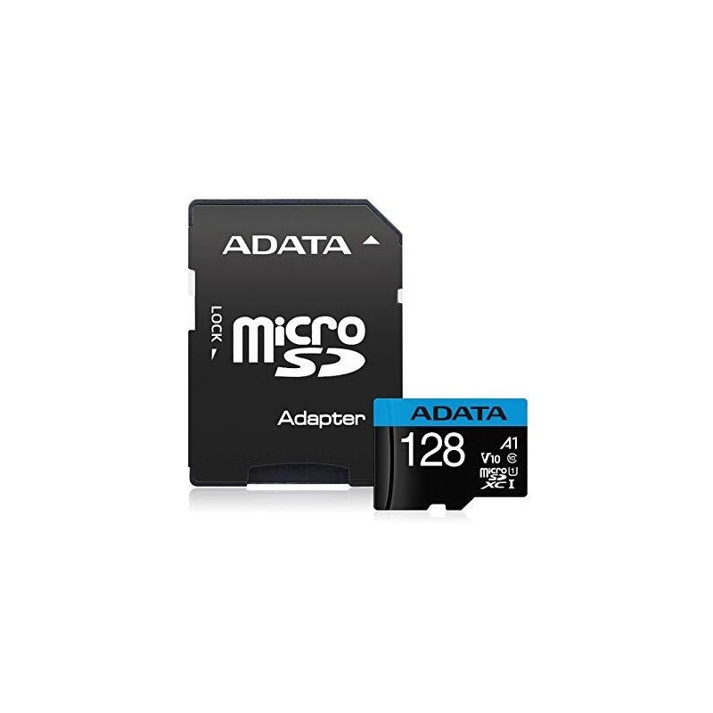 ADATA MEMORY MICRO SDXC 128GB W/AD./AUSDX128GUICL10A1-RA1