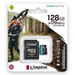 KINGSTON MEMORY MICRO SDXC 128GB UHS-I/W/ADAPTER SDCG3/128GB