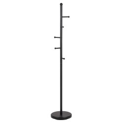 Coat hanger ASPEN 32,3x32,3xH170cm, black