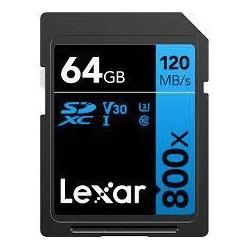LEXAR MEMORY SDXC 64GB UHS-I/LSD0800064G-BNNNG