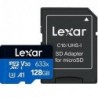 LEXAR MEMORY MICRO SDXC 128GB UHS-I/W/ADAPTER LSDMI128BB633A