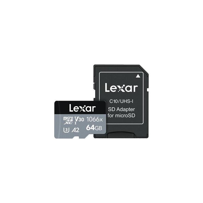 LEXAR MEMORY MICRO SDXC 64GB UHS-I/W/A LMS1066064G-BNANG
