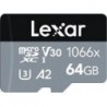 LEXAR MEMORY MICRO SDXC 64GB UHS-I/W/A LMS1066064G-BNANG