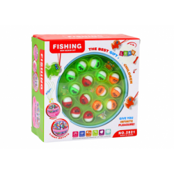 Game Fishing Rods Lights Sounds Blue