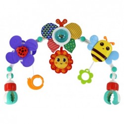 Headband Stroller Cot Holder with Butterfly and Bee Pendants