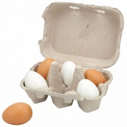 Viga Wooden Eggs in a tray