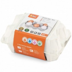 Viga Wooden Eggs in a tray