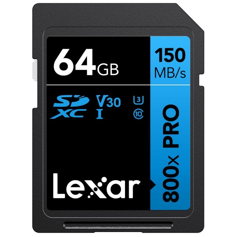 LEXAR MEMORY SDXC 64GB UHS-I/LSD0800P064G-BNNNG