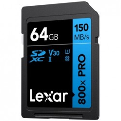 LEXAR MEMORY SDXC 64GB UHS-I/LSD0800P064G-BNNNG