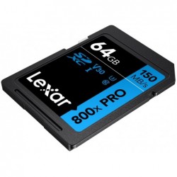 LEXAR MEMORY SDXC 64GB UHS-I/LSD0800P064G-BNNNG