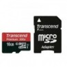 TRANSCEND MEMORY MICRO SDHC 16GB W/ADAPT/UHS-I C10 TS16GUSDU1