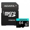 ADATA MEMORY MICRO SDXC 64GB W/ADAP./AUSDX64GUI3V30SA2-RA1