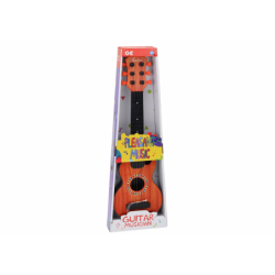 Toy Guitar for Children, Orange Wood Cube