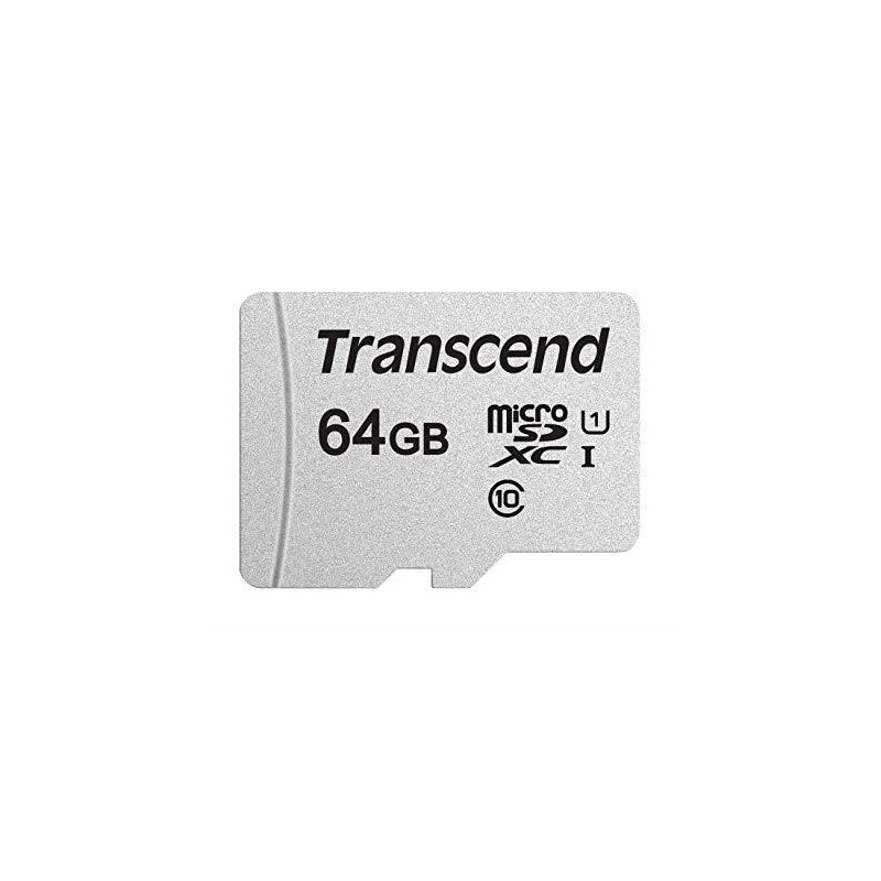 TRANSCEND MEMORY MICRO SDXC 64GB/C10 TS64GUSD300S