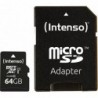 INTENSO MEMORY MICRO SDXC 64GB UHS-I/W/ADAPTER 3423490