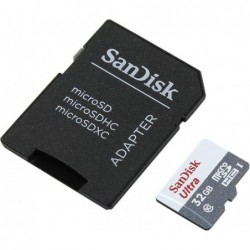 MEMORY MICRO SDHC 32GB UHS-I/W/A SDSQUNS-032G-GN3MA SANDISK