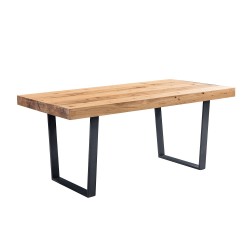 Dining table BYRON 190x100xH76cm, oak