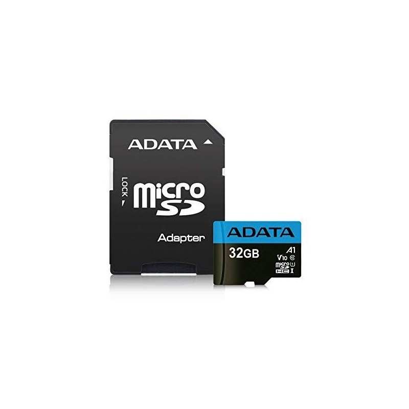 ADATA MEMORY MICRO SDHC 32GB W/ADAP./AUSDH32GUICL10A1-RA1