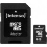 INTENSO MEMORY MICRO SDHC 16GB C10/W/ADAPTER 3413470