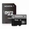 ADATA MEMORY MICRO SDHC 16GB CLASS10/W/AD AUSDH16GUICL10-RA1