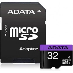 ADATA MEMORY MICRO SDHC 32GB W/ADAP./AUSDH32GUICL10-RA1