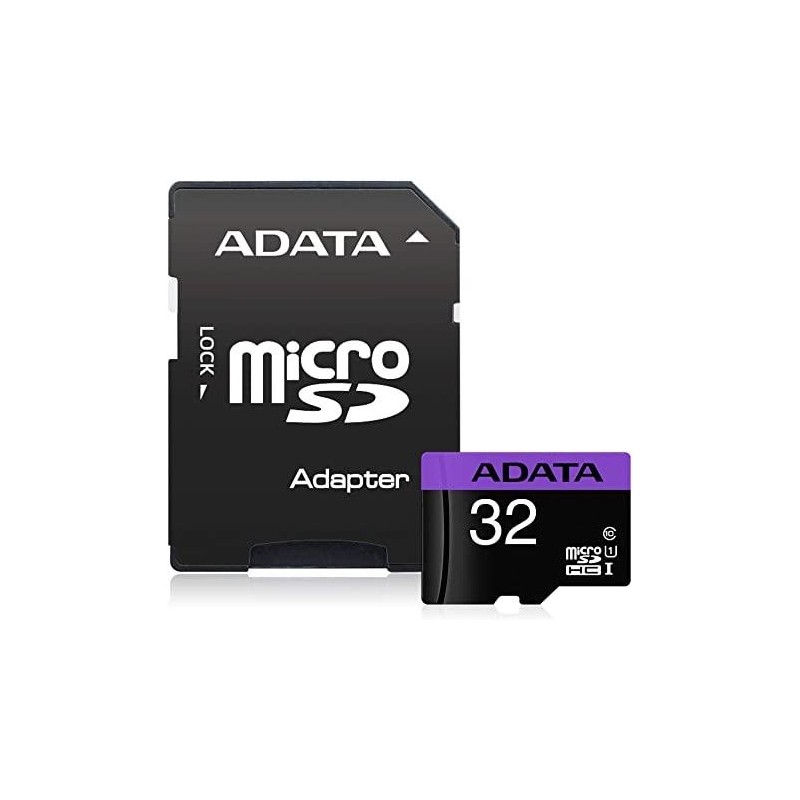 ADATA MEMORY MICRO SDHC 32GB W/ADAP./AUSDH32GUICL10-RA1