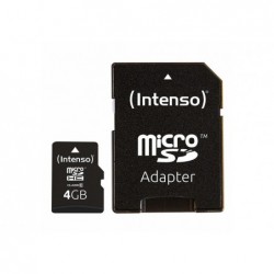 INTENSO MEMORY MICRO SDHC 4GB C10/W/ADAPTER 3413450