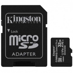 KINGSTON MEMORY MICRO SDHC 32GB UHS-I/W/ADAPTER SDCS2/32GB