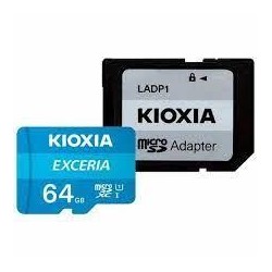 KIOXIA MEMORY MICRO SDXC 64GB UHS-I/W/A LMEX1L064GG2
