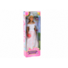 Doll In Wedding Dress Bride White Gown Veil Flowers