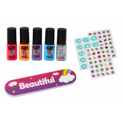 Nail Styling Set Manicure Varnishes Stickers Dryer